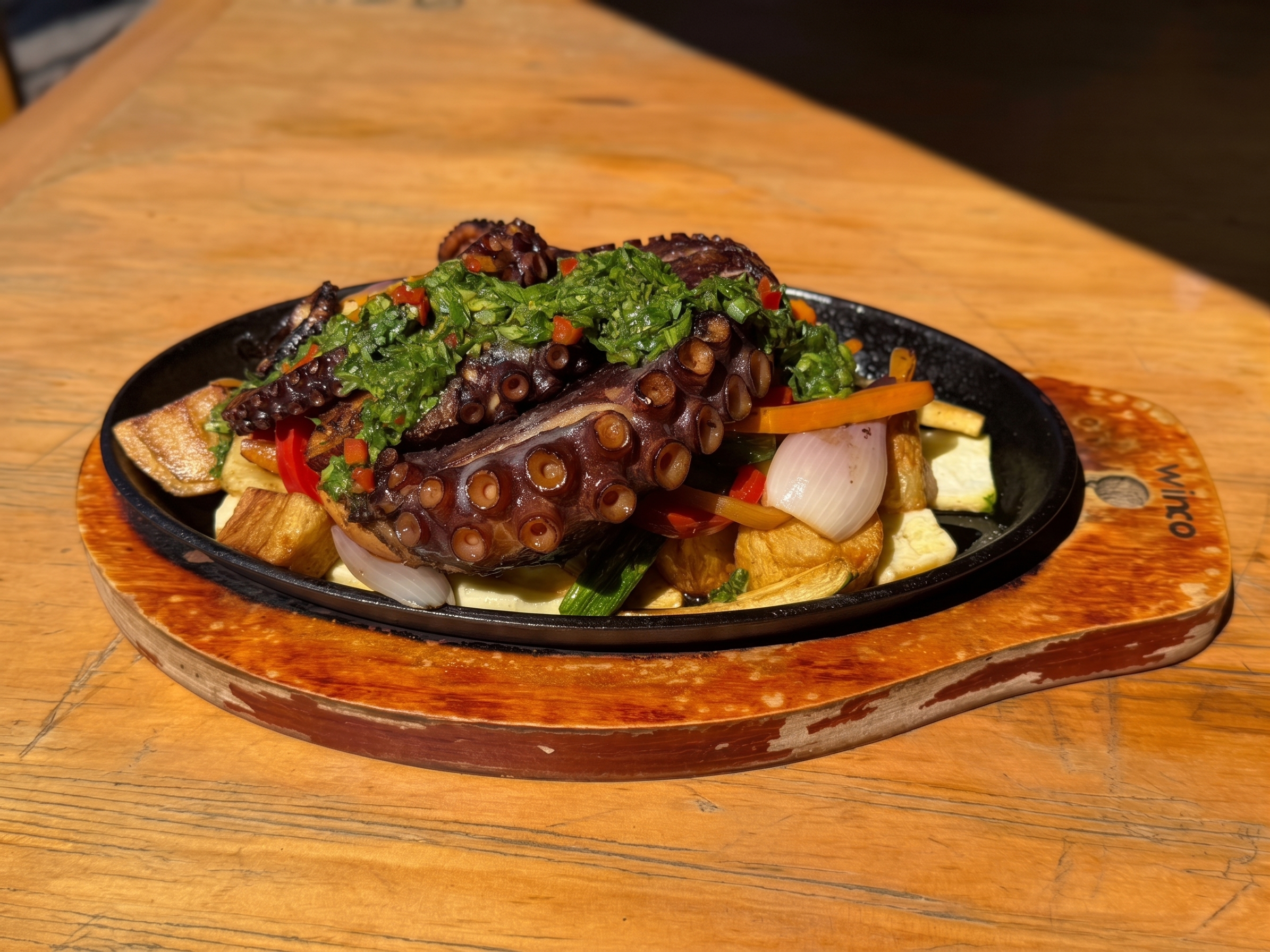 Pulpo a la parrilla